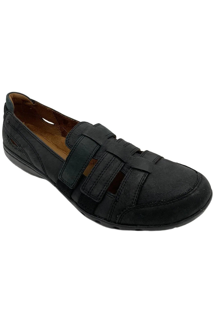Cobb Hill Women's Penfield Fisherman Flats Black - Wide